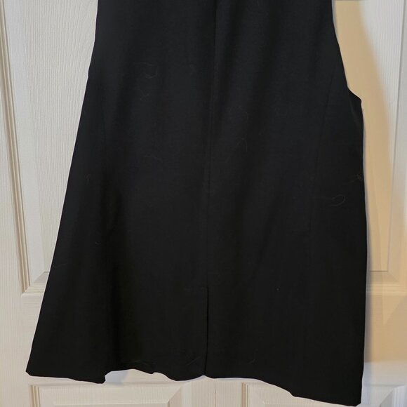 Long Black Vest with Tie Up Belt from Torrid, size 2 - Picture 3 of 9